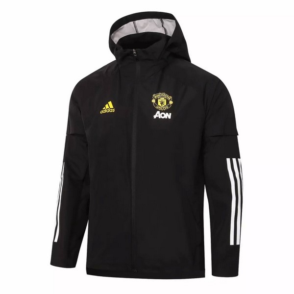 Rompevientos Manchester United 2020 2021 Negro Amarillo